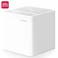 得力纽赛NS011笔筒(HIPS)(乳白)(套) 1中48个