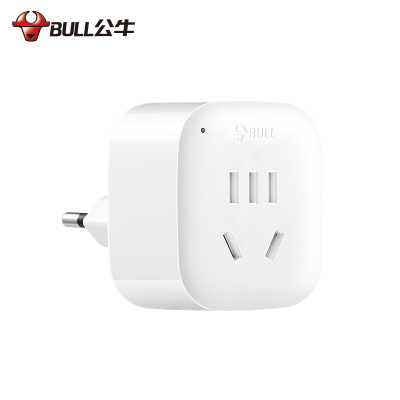 公牛(bull)L01T意大利转换插头意标转接头米兰插座转换器出国旅游电源转换器插座旅行智利罗马意大利标转国标