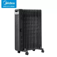 美的(Midea)NYX-G1 取暖器电暖器烤火炉油汀13片家用办公室干衣2200W恒温 (线下同款)
