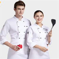鑫万鼎 厨师服 男女厨师工作服夏装酒店食堂厨师服