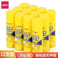 得力 P07092 20g高粘度PVP固体胶水 12支装/盒 (单位:盒)