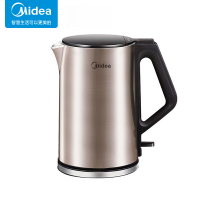 美的(Midea)电热水壶 家用1.5L烧水壶双钢防烫防干烧电茶壶热水壶 316不锈钢自动断电开水壶 HJ1510a