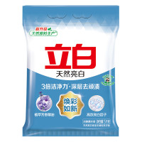 立白天然亮白洗衣粉 三连环家用大袋装 亮白低泡粉5kg