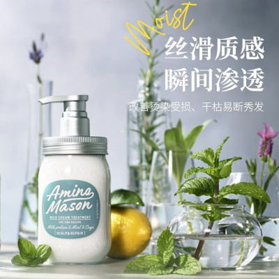 阿蜜浓梅森 氨基酸洁净控油平衡护发素 450ml