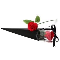 智美环球 单支红玫瑰香皂花小花束 (5枝)