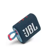 JBL GO3 音乐金砖三代 便携蓝牙音箱 低音炮 迷你小音响 充电长续航 防水防尘 新年礼物 蓝拼粉色