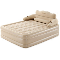 NatureHike挪客充气靠背双人床 户外露营全自动充气床垫 夏日沙-内置气泵款CNH22DZ002