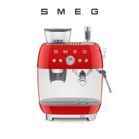 SMEG/斯麦格 新款研磨一体意式咖啡机 EGF03 红色