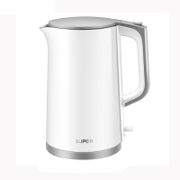 苏泊尔双层保温无缝内胆1.7升白色电水壶SW-17S13A