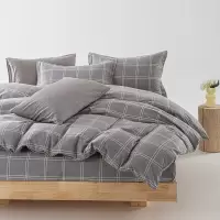 無印良品 MJ-T2022-105 “骄品”纯棉磨毛四件套-莫兰迪