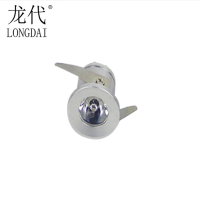 龙 代(longdai)LED迷你小射灯酒柜展柜开孔牛眼灯天花筒灯珠宝射灯LX 银色款-3W白光灯