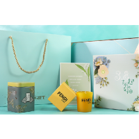 香氛蜡烛(支)+茶颜悦色茶礼蜜桃乌龙或桂花乌龙(1罐)+冰丝防晒面罩(条)女神节礼物