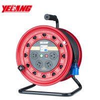 野狼YELANG220V~250V16A绕线盘电缆盘电源盘卷线盘3*4*30m YLB33011130