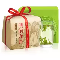 第一江南茶叶 明前绿茶特级龙井春茶经典纸包200g珍品纸包年货节送礼物