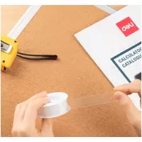 得力细双面胶1cm