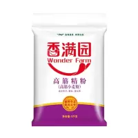 香满园面粉高筋精粉通用面粉饺子馒头包子面条小麦粉5kg(随机发货)