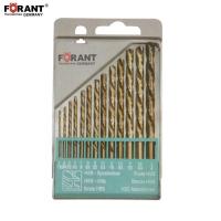 13件套英制高速钢全磨制左旋麻花钻1/16"-1/4"