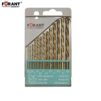 13件套高速钢镀钛含钴左旋麻花钻1.5-6.5×0.5,+3.2+4.8