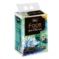 洁柔纸面巾(Face艺术软抽)80抽4层(4包装)