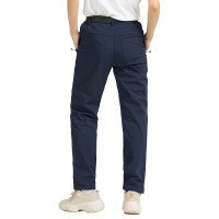 三极 TP5409 软壳加绒加厚抗风徒步冲锋裤防水透气抓绒裤