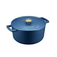德世朗(DESLON) 21cm珐琅铸铁锅-DFS-T128A 蓝色