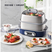 摩飞电器(Morphyrichards)极速蒸锅(双层)MR1168(双层)