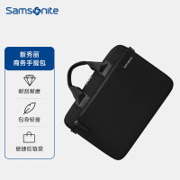 新秀丽(Samsonite)电脑包手提包商务男士公文包苹果笔记本电脑包男14英寸BP5 黑色