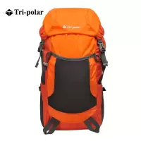 三极 TP1935 户外旅行大容量35L可折叠双肩包 26*20*60cm 橘色