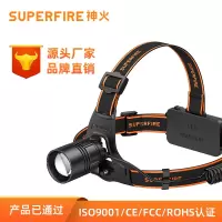 跨境神火HL08新款20W户外照明头灯强光充电旋转调焦led头灯 HL08 单位/个