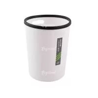 洛诗莲 (RoyceLand) 垃圾桶厨房客厅办公室垃圾箱创意垃圾筒纸篓 白色小号