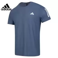 阿迪达斯 (adidas)男子春季跑步运动训练休闲短袖T恤IN1515
