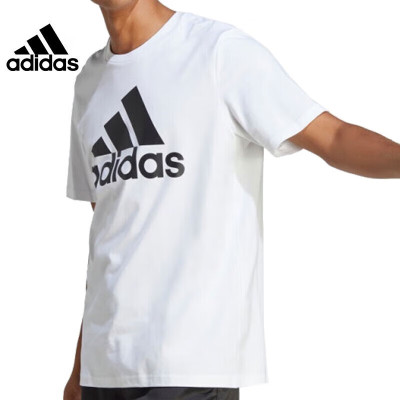 阿迪达斯 (adidas)男子运动训练休闲圆领短袖T恤IC9349