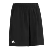 阿迪达斯 (adidas)黑色运动裤男裤透气快干冰丝梭织宽松跑步训练短裤青年中裤五分裤 HR8725