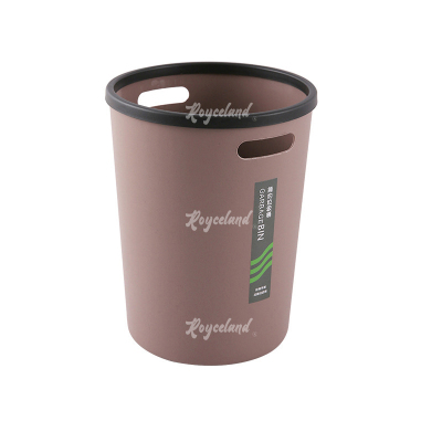 洛诗莲 (RoyceLand) 垃圾桶厨房客厅办公室垃圾箱创意垃圾筒纸篓 咖色小号
