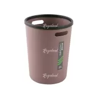 洛诗莲 (RoyceLand) 垃圾桶厨房客厅办公室垃圾箱创意垃圾筒纸篓 咖色大号
