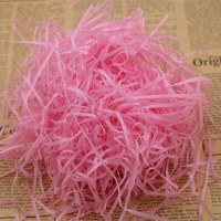 小窝厘 拉菲草礼盒填充物 粉色5斤