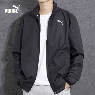 彪马外套男装运动服舒适休闲立领防风夹克上衣外套 680657-01