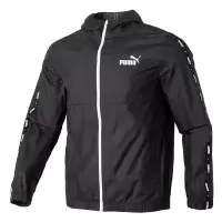 彪马(PUMA)男装运动服健身训练跑步休闲时尚连帽夹克外套 849499-01