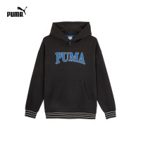 彪马(PUMA) 男女同款情侣休闲连帽卫衣 SQUAD HOOIDE DK 682921-01