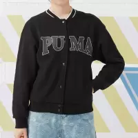 彪马(PUMA)外套女子美式棒球服户外跑步健身运动休闲夹克682179-01