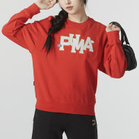 彪马(PUMA)卫衣女运动服跑步健身训练圆领休闲舒适套头衫 625839-11