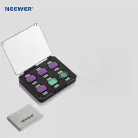 纽尔适用大疆pocket3相机滤镜6件套装磁吸快拆 UV保护镜ND减光镜CPL