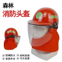 泰拉德山林防火演习救援训练安全帽阻燃防护头盔隔热 大面罩森林消防头盔