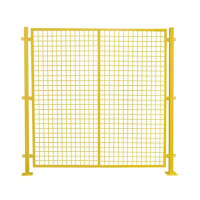 迅迈 高1.8米*宽3米(1网1柱)仓库车间隔离网工厂设备可移动快递分拣栏隔断网围栏铁丝防护栅栏