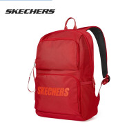 斯凯奇(Skechers)情侣简约时尚双肩背包运动休闲大容量电脑包学生书包旅行包 L320U196-001W