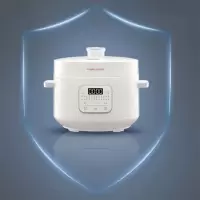 摩飞电压力锅 家用4L多功能电高压锅电饭煲火锅 智能控压花式养生锅炖汤锅MR8700白