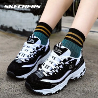 斯凯奇(Skechers)D’LITES时尚绑带运动鞋春季女子休闲鞋66666179-BKW