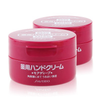 资生堂(SHISEIDO)日本尿素护手霜红罐秋冬保湿滋润美润 红罐100g两盒装