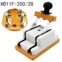 公牛(BULL)HD11F-200/28 单投防误型刀开关三相380V光伏隔离刀闸刀开关 2P 200A黄铜