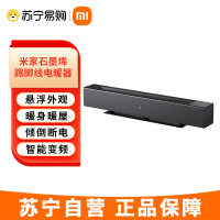 米家小米石墨烯踢脚线电暖器仿真火焰版 电暖气客厅轻音移动地暖加湿功能壁炉取暖器